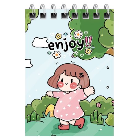 Блокнот A7 40л. BG "Anime style" на гребне RE-Б7гр40_12763