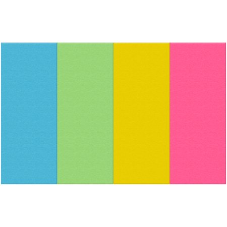 Флажки-закладки OfficeSpace 20 x 50 мм 50 л x 4 неоновых цвета европодвес RE-362447