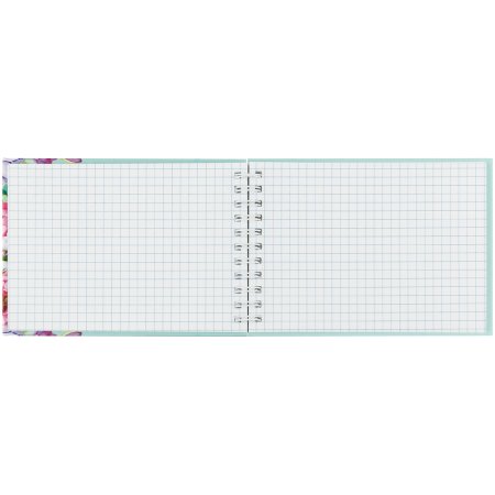 Блокнот A6 80л. BG "Цветочный стиль", твердая обложка, глянцевая ламинация, на гребне RE-Бт6гр80_лг_12781