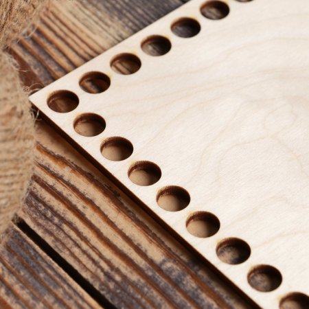 Заготовка для вязания "Квадрат" 15 х 15 см, d 9 мм, донышко фанера 3 мм SIM-4815338 Заготовка для вязания "Квадрат" 15 х 15 см, d 9 мм, донышко фанера 3 мм SIM-4815338