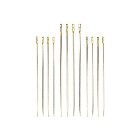 Иглы для шитья ручные GAMMA для слабовидящих 12 шт в конверте с прозрачным дисплеем HN-12