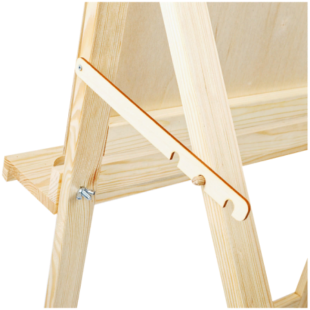 Мольберт напольный "Хлопушка" 60 x 60 x 120 см, со стаканчиками, сосна NP-МО-07