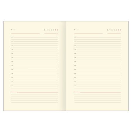 Ежедневник недатированный A5 136л. Greenwich Line "Mysterious soul. Dark green" кожзам, тон. блок, цветной срез RE-ENA5_53228