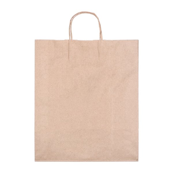 Пакет бумажный "Крафт" с кручеными ручками 32 х 20 х 37 см 90 г/м2 SIM-9935784