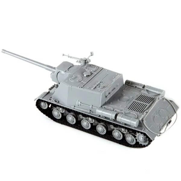 Сборная модель: Советский истребитель танков ИСУ-122, сборка без клея З-5054