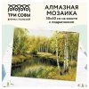 Алмазная мозаика ТРИ СОВЫ "Летний пейзаж" 30 x 40 см, холст на подрамнике RE-АМП3040_47592