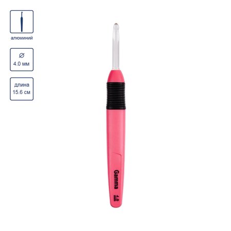 Крючок с подсветкой GAMMA пластик d 4.0 мм 15.6 см в картонной упаковке с европодвесом CH-LD-40-156