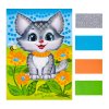 Аппликация "Кошечка" 200 деталей KOR-05335