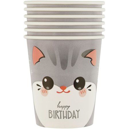 Стаканы бумажные MESHU "Kitten" 200 мл, 6 шт RE-MS_55438