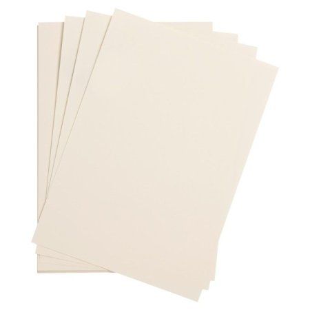 Бумага цветная CLAIREFONTAINE Maya 120 г/м2 50 x 70 см 1 л, слоновая кость (ivory) RH-97175C