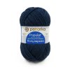 Пряжа Пехорская ПТ "Популярная" 50% шерсть, 50% акрил 1 х 100 г 133 ± 8 м №156 индиго PEH-POP-156