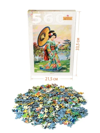 Пазл Step Puzzle 560 "Японка" EKS-781092