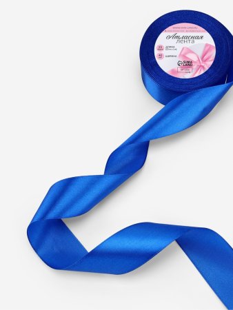 Лента атласная 40 мм x 23 ± 1 м, №40 синий SIM-1218346