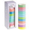 Набор клейких декоративных лент MESHU "Macaron" 12 шт бумажный бокс RE-MS_64832