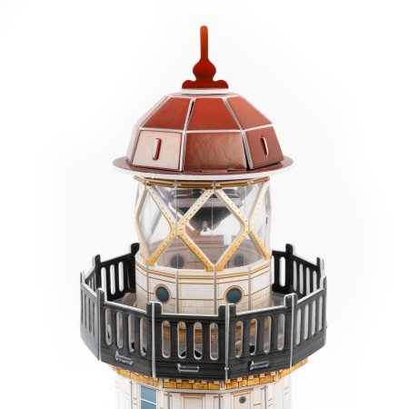 ЗD пазл REZARK Серия "Архитектура" Приморский маяк, 72 элемент, с LED подсветкой, пенополистирол RAZ-013