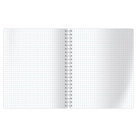Тетрадь 96л. A5 клетка на гребне BG "Оттенки бумаги" матовая ламинация RE-Т5гр96_лм_08563