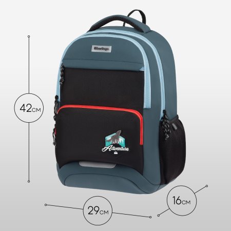 Рюкзак Berlingo ErgoSmart "City Traveler" 42 x 29 x 16 см, 2 отделения, 4 кармана, эргономичная спинка RE-RU-ES-2502 Рюкзак Berlingo ErgoSmart "City Traveler" 42 x 29 x 16 см, 2 отделения, 4 кармана, эргономичная спинка RE-RU-ES-2502