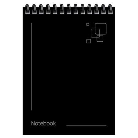 Блокнот А6 80л. ArtSpace "Deep monocolor" на гребне, глянцевая ламинация, твердая обложка RE-Бт6к80гр_51062