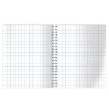 Тетрадь 96л. A4 клетка BG "Все по плану" на гребне, матовая ламинация RE-Т4гр96_лм 11927