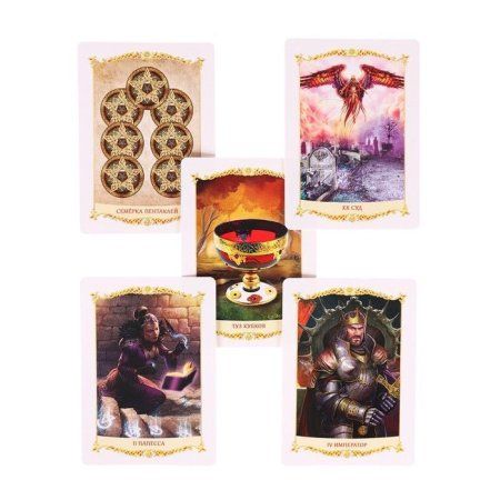 Гадальные карты "Таро Зеркало судьбы" карта 13.5 х 8 см, с инструкцией SIM-4379973