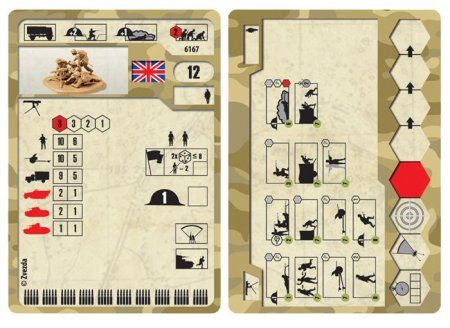 Сборная модель: Британский пулемет с расчетом 1939-42гг, З-6167