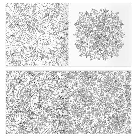 Раскраска для взрослых 228 x 228 мм ТРИ СОВЫ "Антистресс-терапия. Узоры" 64 стр., склейка RE-Pск64_63515