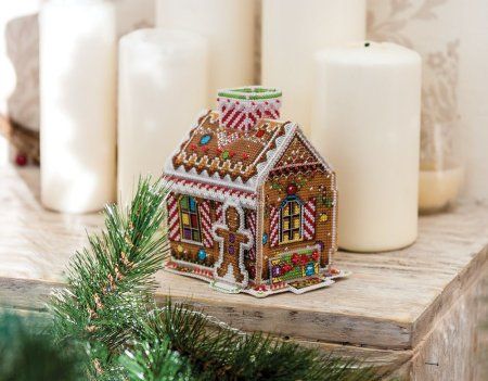 Набор для вышивания PANNA Пряничный домик 10 х 12 см IG-1575