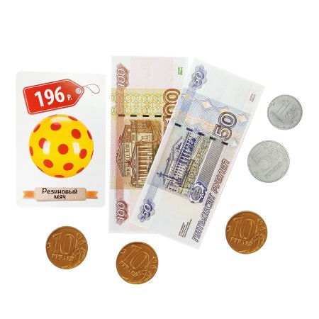 Настольная игра: Десятое королевство "Денежка. Играем в магазин. Покупаем всякую всячину" KOR-03574
