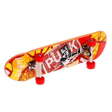 Набор скейт-парк "Трюк: прыжок с лестницы" фингерборд с перилами на лесенках SIM-9445043