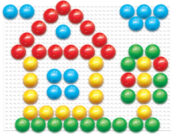 Мозаика Baby Toys "Домик" 60 элементов, 3+ KOR-02210