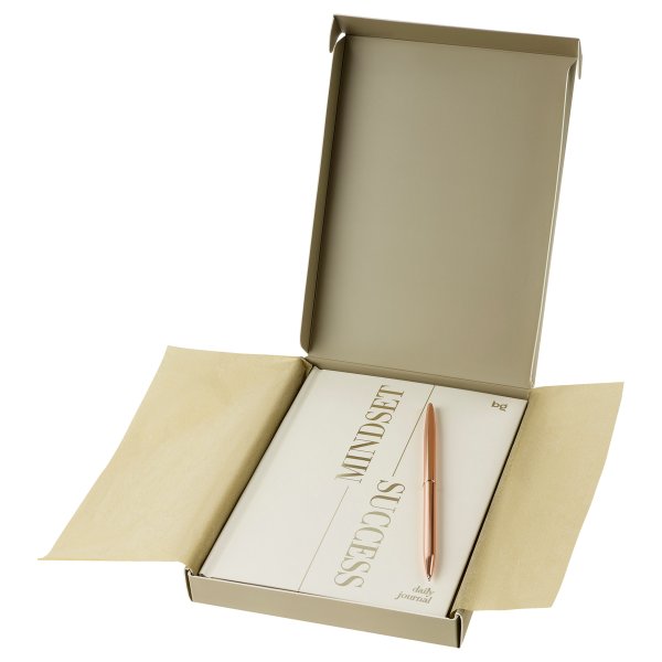 Ежедневник недатированный A5 136л. BG "Mindset. Linenе" 7БЦ, soft-touch, отд. фольгой 3D, в подарочной коробке RE-DuA5_66876