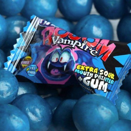 Карамель леденцовая с жеват. резинкой "Вампиры" 5 г /FINI Испания/ Карамель леденцовая с жеват. резинкой "Вампиры" 5 г /FINI Испания/