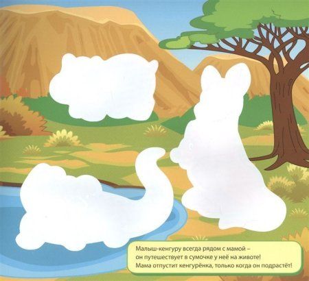 Многоразовые водные раскраски. Дикие животные ROS-39719