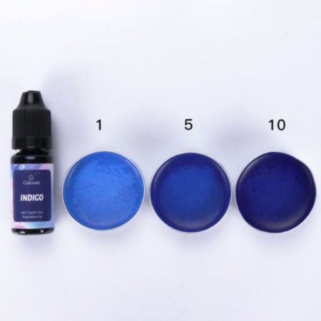 Краска пигмент для воска 10 мл индиго SIM-9759478