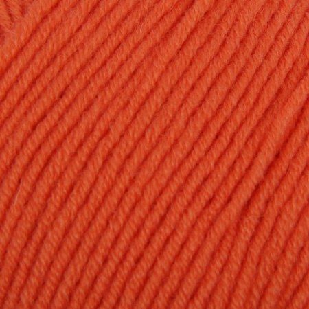 Пряжа Пехорская ПТ "Перспективная" 50% мериносовая шерсть, 50% акрил 1 х 100 г 270 ± 16 м №396 настурция PEH-PER-396