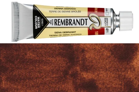 Краска акварельная REMBRANDT туба 10 мл №411 Сиена жжёная RT05014110