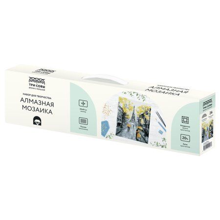 Алмазная мозаика ТРИ СОВЫ "Париж" 30 x 40 см, холст RE-АМ3040_47533