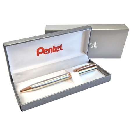Ручка шариковая PENTEL 0.8 мм, цвет чернил: синий, в подарочном футляре B810PG-CEBSET