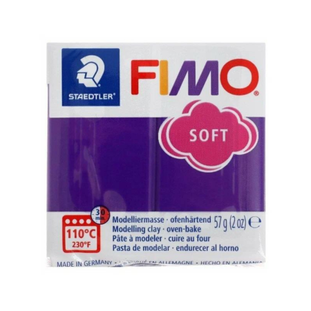 Полимерная глина FIMO Soft 57 г сливовый 8020-s-57-63