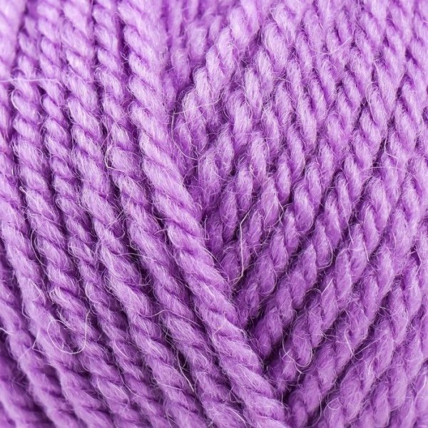 Пряжа Пехорская ПТ "Популярная" 50% шерсть, 50% акрил 1 х 100 г 133 ± 8 м №389 св.фиалка PEH-POP-389