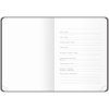 Ежедневник недатированный A5 136л. OfficeSpace "Poket" кожзам, черный RE-ENA5_53075