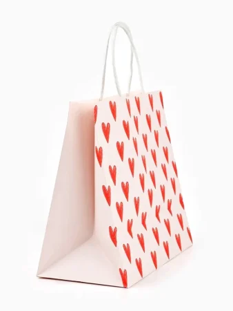 Пакет подарочный 25 × 22 × 12 см "Просто люблю" крафт SIM-4753233