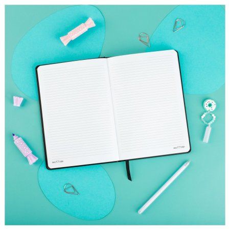 Записная книжка А5 80л. MESHU "Ice" кожзам, твердая обложка, тиснение фольгой, вырубка, блок в линию RE-MS_53509