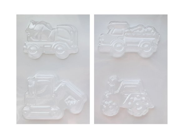 Набор для создания фигурки из гипса "Строительная техника" на магните KOR-04489