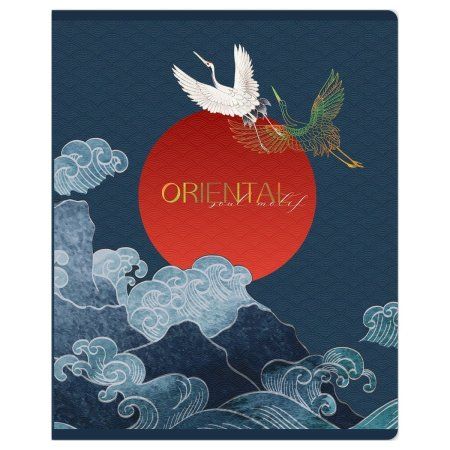 Тетрадь 48л. A5 клетка Greenwich Line "Refinement" матовая ламинация, тиснение фольгой, 70 г/м2 RE-N5c48-47901