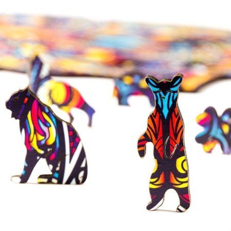 Деревянный пазл с двухслойной крышкой Сова XL (2022) MAGZ203-2