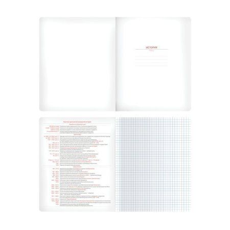 Тетрадь предметная 48л. Greenwich Line "Color theory" - История, пантонная печать, мат.ламинация, выб.УФ-лак, 70 г/м2 RE-EX48-40477