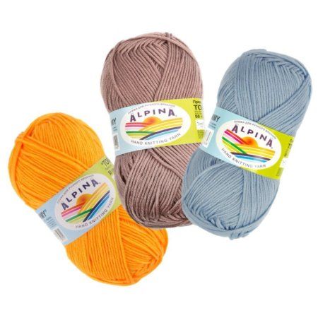 Пряжа ALPINA Tommy 100% микнес 50 г 130 м ± 10 м Пряжа ALPINA Tommy 100% микнес 50 г 130 м ± 10 м
