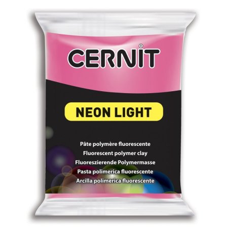 Пластика полимерная запекаемая CERNIT Neon неоновая 56 г (922 неон-розовый) RH-CE0930056922