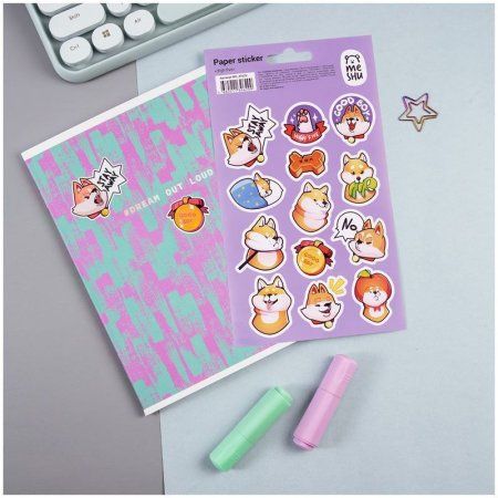 Наклейки бумажные MESHU "High five" 12 x 21 см RE-MS_41629